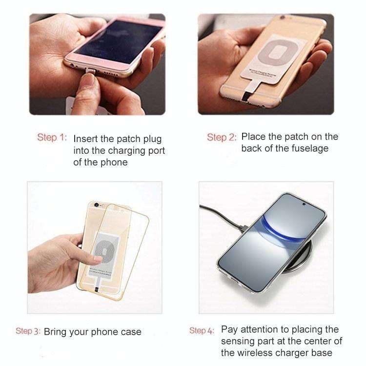 Wireless Charging Receiver Mobile Phone Charging Induction Coil Patch(TI Schema Android Receiver ...