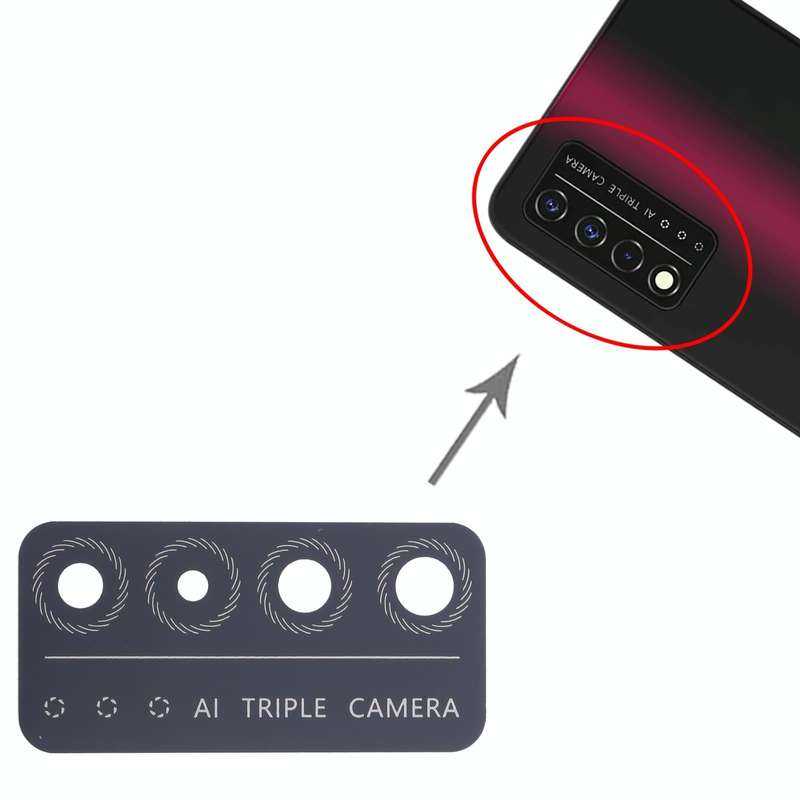For T-Mobile REVVL V+ 5G Back Camera Lens (Black)