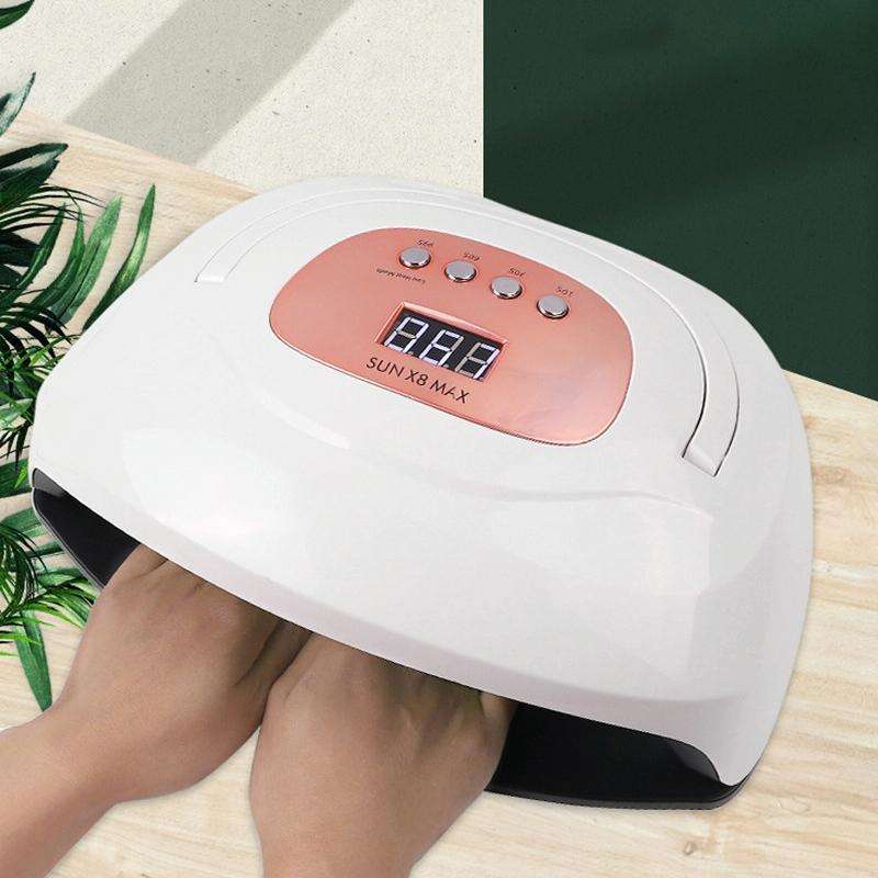 Sun X8 Max 150W Dual Light Source UV Nail Lamp LED Phototherapy Machine(EU Plug)