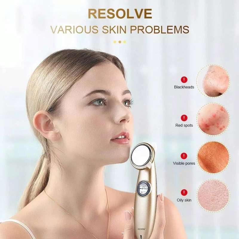 K-SKIN KD9930 Facial Thermostat Beauty Introduction Instrument Beauty Device Face Cleansing Massa...