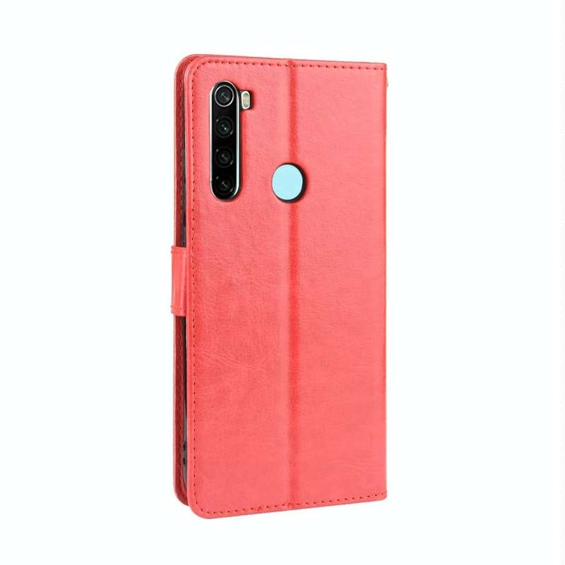 For Xiaomi Redmi Note 8T Retro Crazy Horse Texture Horizontal Flip Leather Case with Holder & Car...
