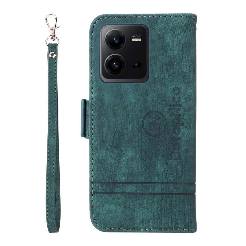 For vivo V25 / V25e 4G Global BETOPNICE Dual-side Buckle Leather Phone Case(Green)