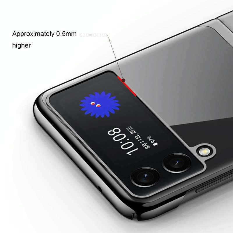 For Samsung Galaxy Z Flip3 5G Symphony Plating PC Shockproof Protective Case(Rose Gold)