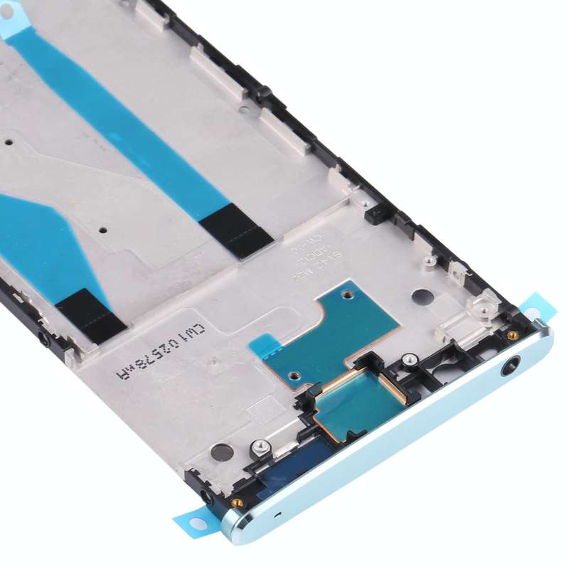 Front Housing LCD Frame Bezel for Sony Xperia XA2 Plus(Blue)