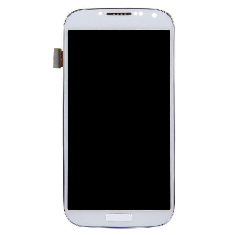 LCD Display (TFT) + Touch Panel with Frame for Galaxy S IV / i9500 / i9505(White)