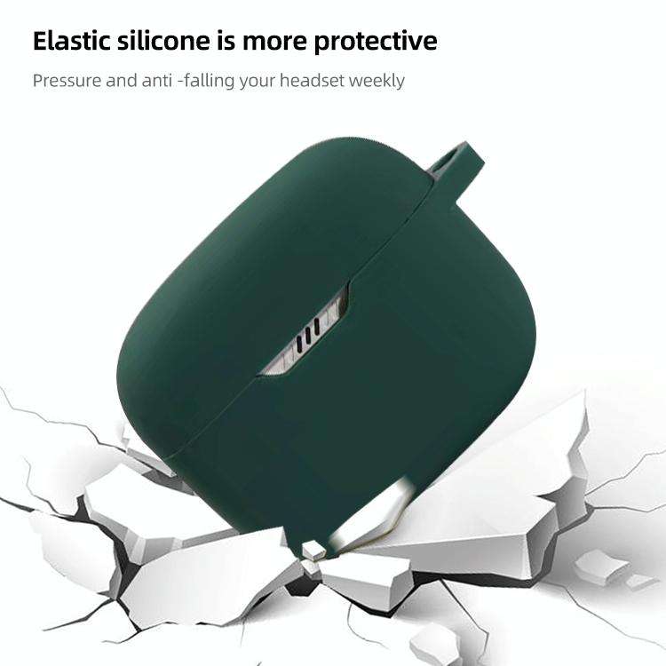 For JBL T230NC TWS Wireless Earphone Silicone Protective Case(Black)