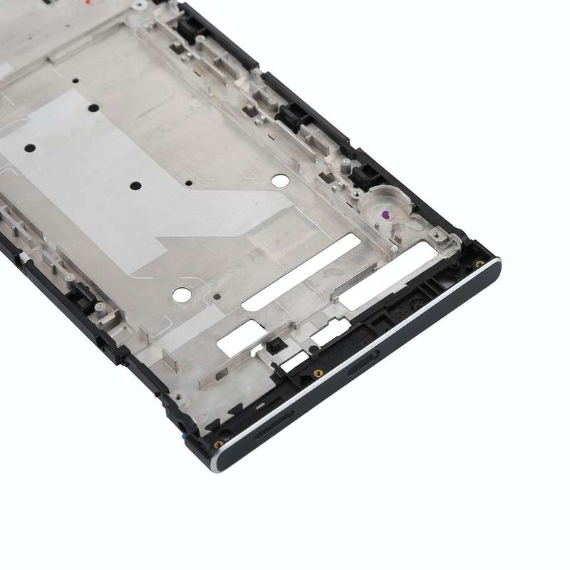 Front Housing LCD Frame Bezel Plate for Sony Xperia XA1 Ultra (Black)