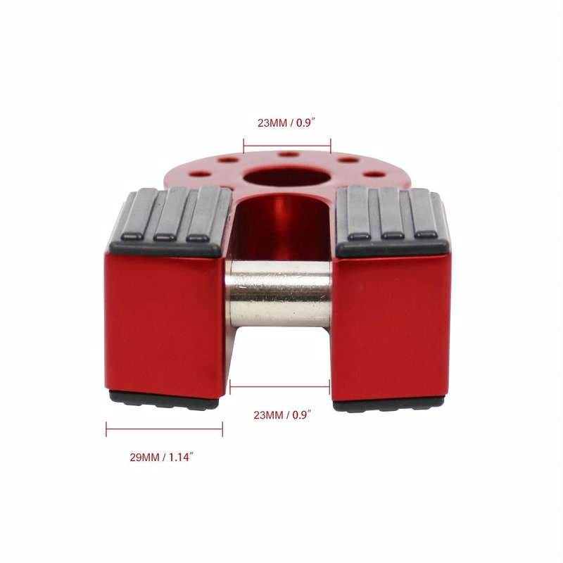 TH049-R Aluminum Flatlink Winch Shackle Mount Assembly for Tow Haul Truck ATV UTV Winch Lines Win...