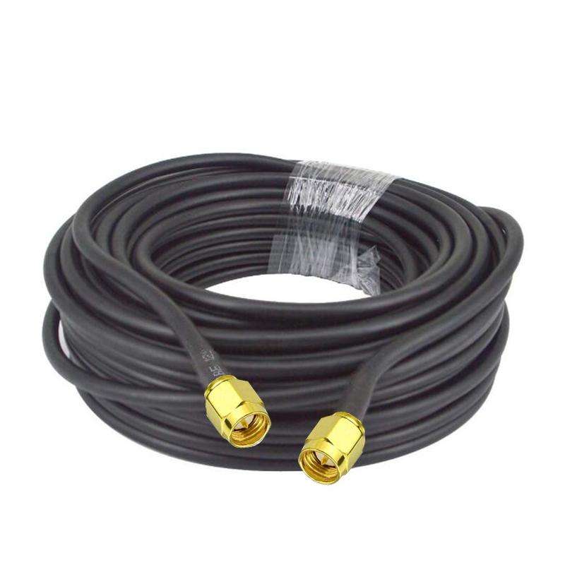 SMA Male To SMA Male RG58 Coaxial Adapter Cable, Cable Length:0.5m