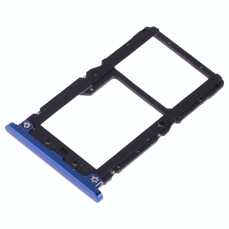 SIM Card Tray + SIM Card / Micro SD Card for Xiaomi Mi 8 Lite(Blue)