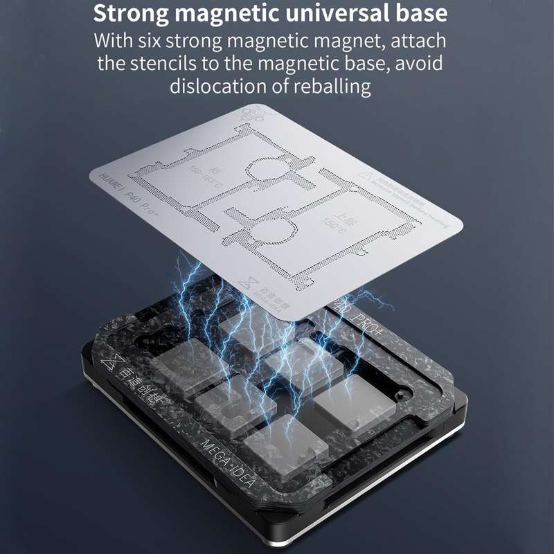 For Xiaomi 12S Ultra Qianli Mega-idea Multi-functional Middle Frame Positioning BGA Reballing Pla...