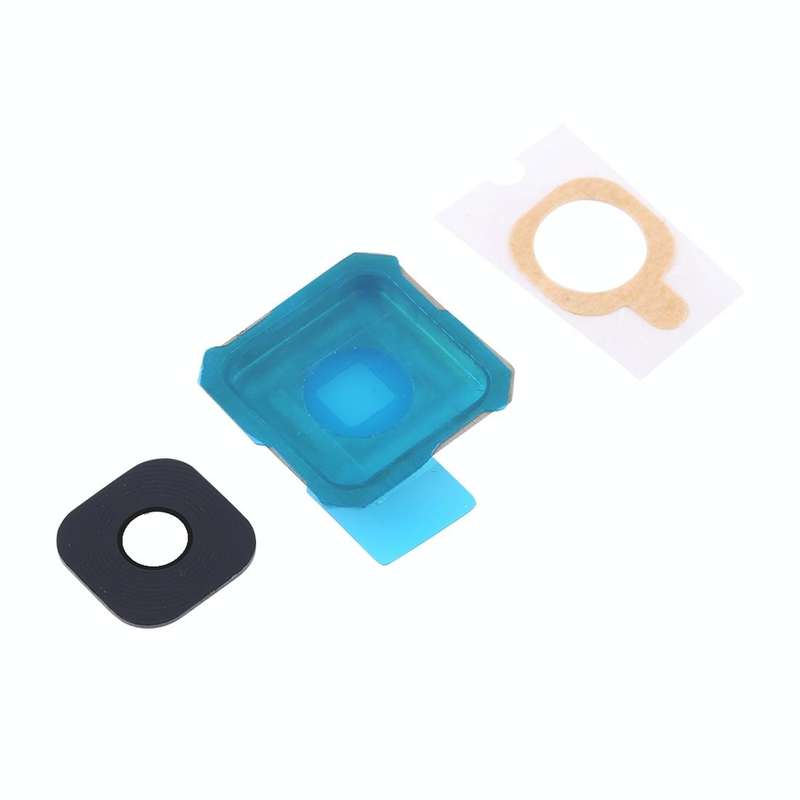 For Galaxy S6 Edge + / G9280 10pcs Back Camera Bezel & Lens Cover with Sticker