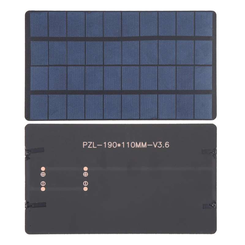 5V 3W 600mAh 190 x 110mm DIY Sun Power Battery Solar Panel Module Cell