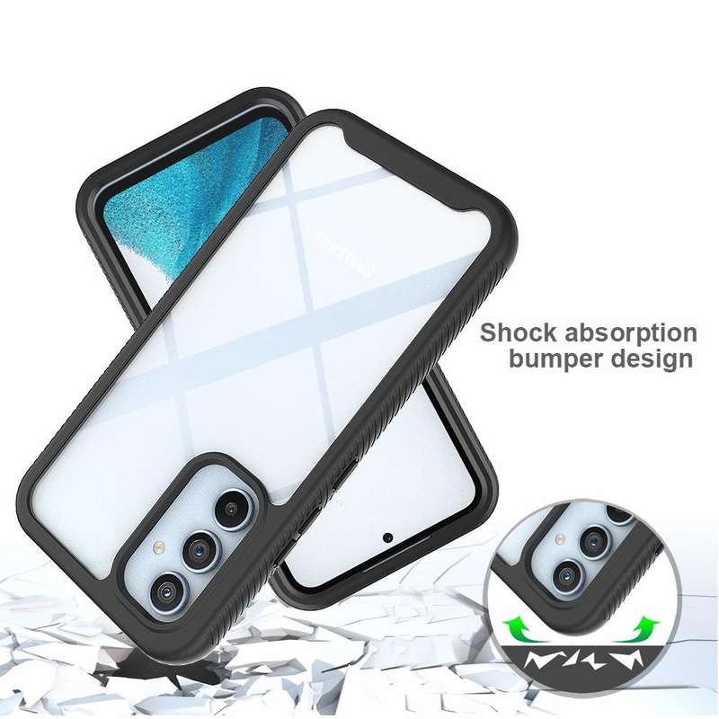 For Samsung Galaxy A54 5G Two-layer Integrated Transparent TPU + PC + PET Protective Phone Case(B...