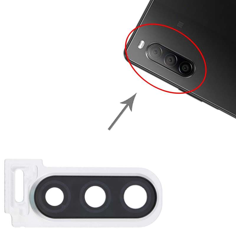 Camera Lens Cover for Sony Xperia 10 II (Silver)