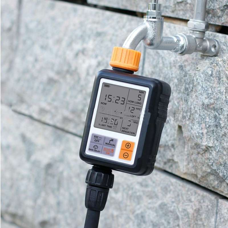 Universal LCD Screen Sprinkler Controller Outdoor Garden Solenoid Valve Timer Automatic Watering ...