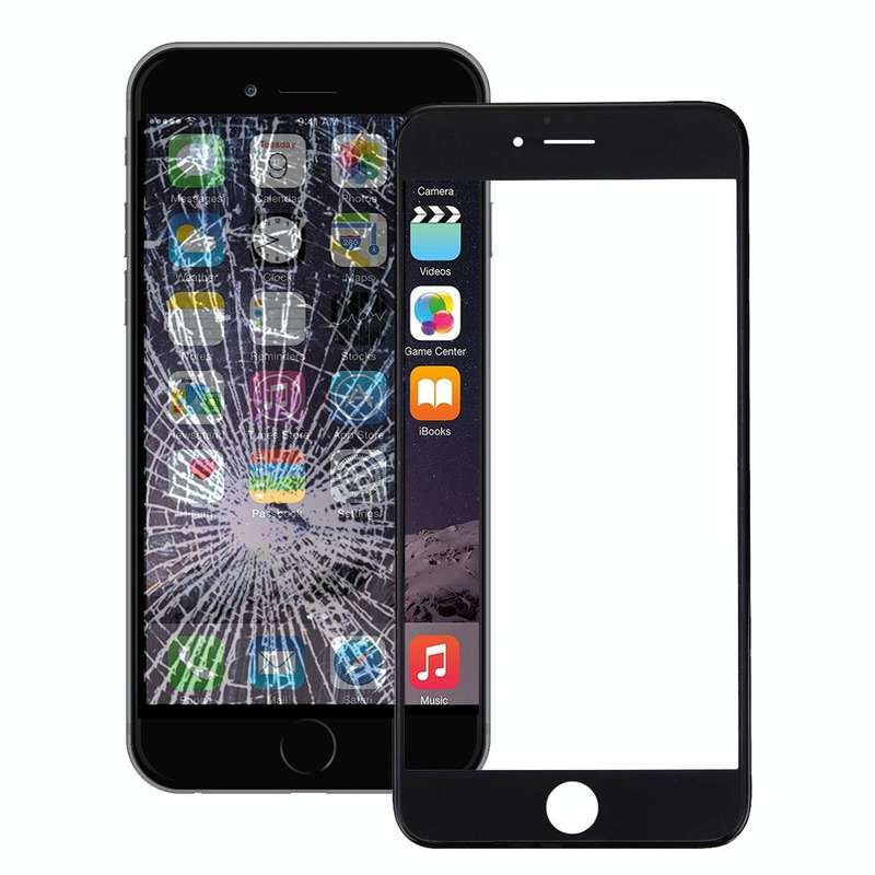 Front Screen Outer Glass Lens with Front LCD Screen Bezel Frame & OCA Optically Clear Adhesive fo...