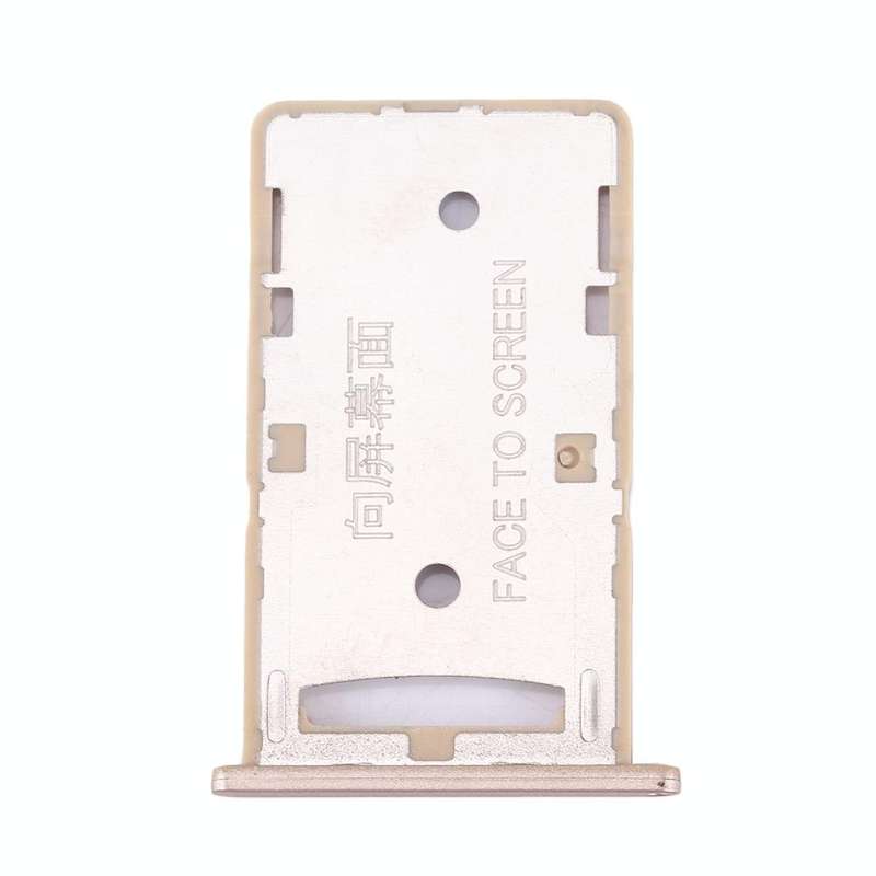For Xiaomi Redmi 4A SIM & SIM / TF Card Tray(Gold)