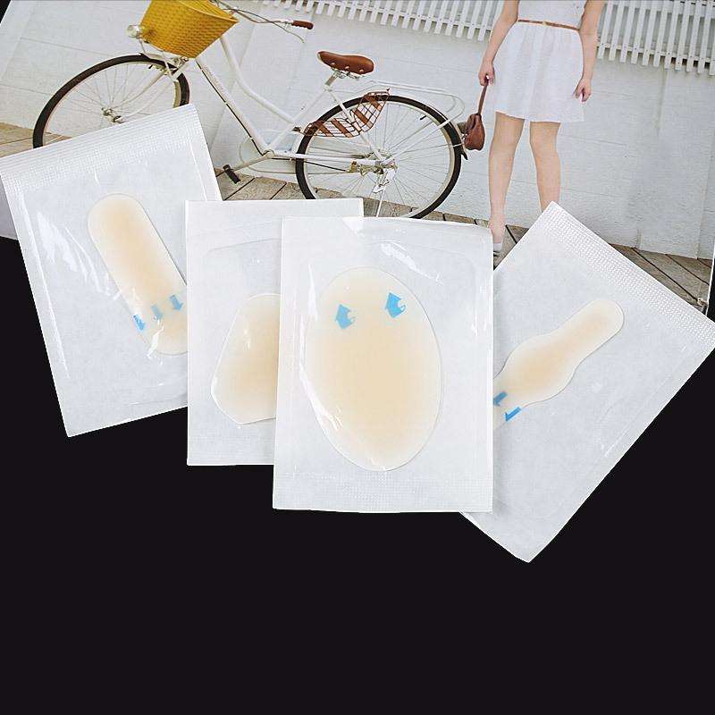 10 PCS Foot Care Skin Hydrogel Analgesic Plaster Blisters Slip Heel Protector Size: 44x69cm