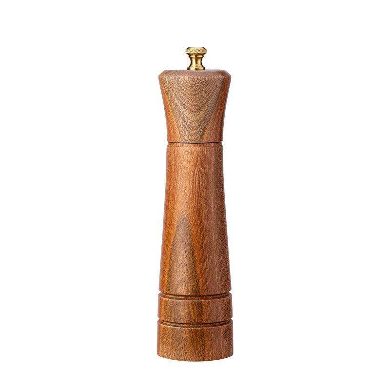 Wood Pepper Grinder Kitchen Household Manual Solid Pepper Powder Black Pepper Mill Grinder Bottle...