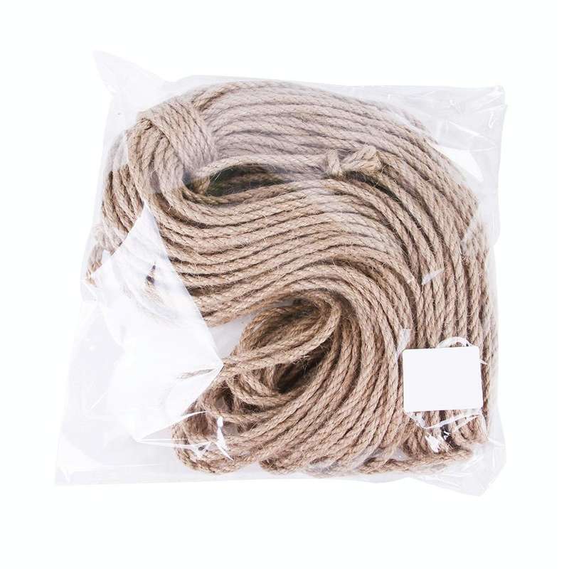 50m Pets Hemp Rope Cat Scratch Board Sword Rope Accessories Protect Cat Grip Toy Grabbing Materia...