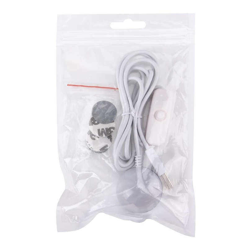 2W USB LED Light Bulb with Magnetic, 5V 140-150Lumens 6LED (White Light)