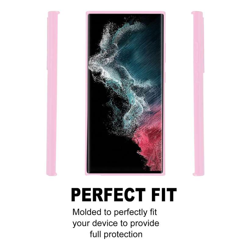 For Samsung Galaxy S23 Ultra 5G GOOSPERY PEARL JELLY Shockproof TPU Phone Case(Pink)
