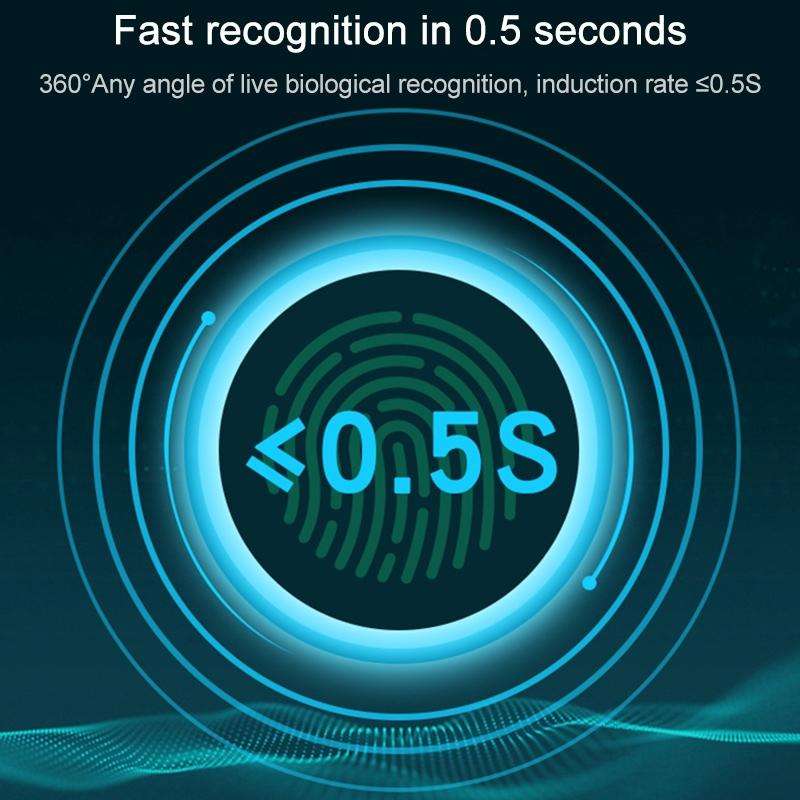 W16 IP65 Waterproof Fingerprint Lock Steel Rope Anti-theft Electric Car Lock Bluetooth APP Electr...