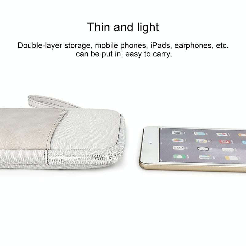 For 10.8 inch or Below Tablet ND00S Felt Sleeve Protective Case Inner Carrying Bag(Light Grey)