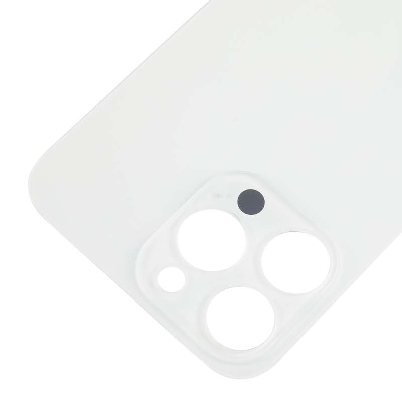 For iPhone 15 Pro Max Glass Battery Back Cover(White)