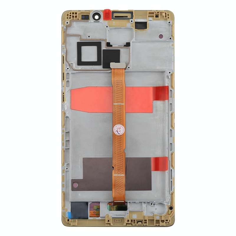 OEM LCD Screen for Huawei Mate 8 Digitizer Full Assembly with Frame(Gold)