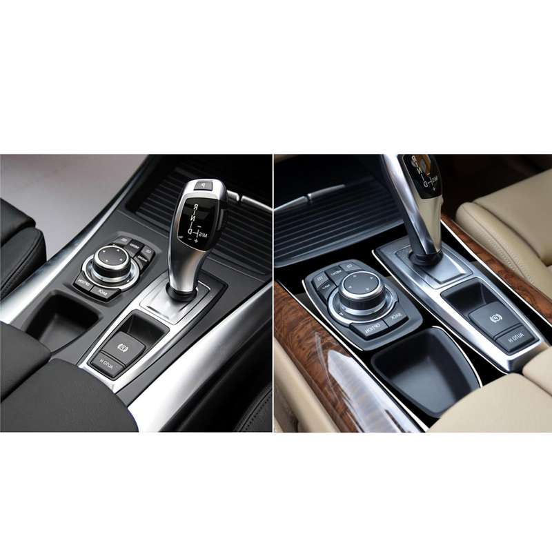 Car Right Drive Gear Panel US Version Decorative Sticker for BMW X5 E70 2008-2013 / X6 E71 2009-2...