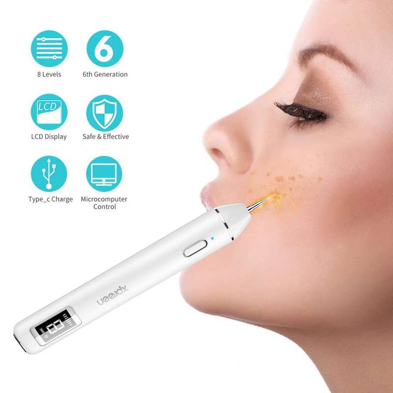 Xpreen XPRE061 Professional Dark Spot Remover Freckle Tattoo Chargeable Wart Mole Remover, with L...