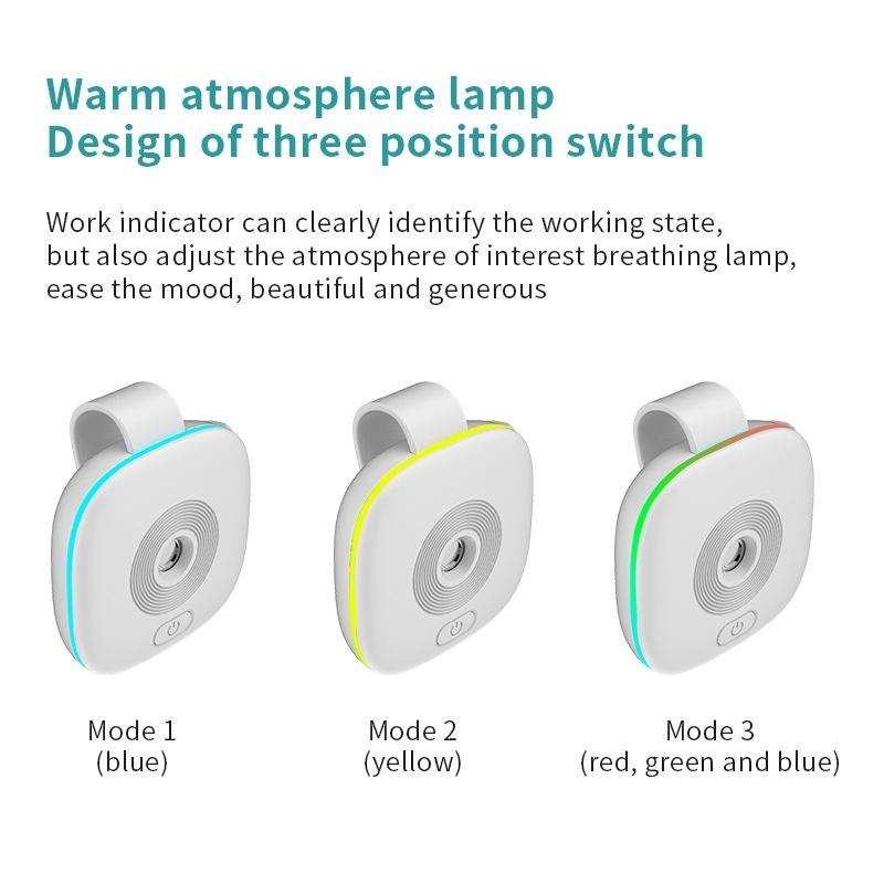 Outdoor Mosquito Repellent Ultrasonic Portable Spray Fragrance Mosquito Repellent(White)