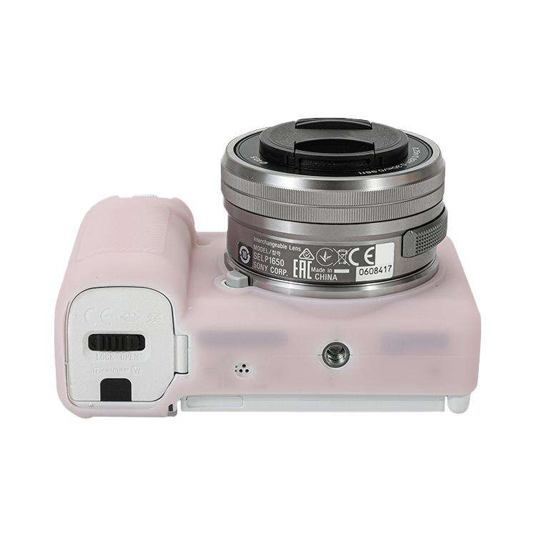 For Sony ZV-E10 Soft Silicone Protective Case (Light Pink)