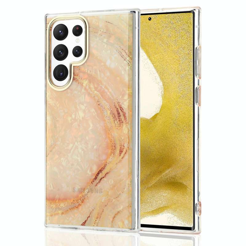 For Samsung Galaxy A73 5G Colorful Shell Texture TPU Phone Case(B5)