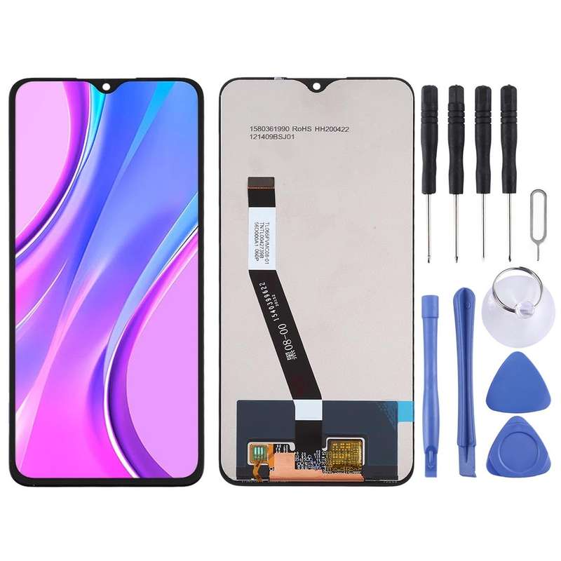 TFT LCD Screen for Xiaomi Redmi 9/Redmi 9 Prime/Poco M2 Digitizer Full Assembly(Black)