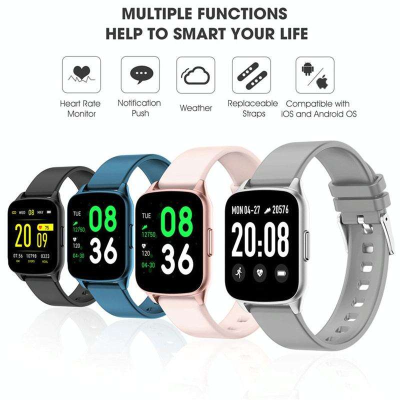 Lokmat KW17 1.3 inch TFT Screen IP68 Waterproof Smart Watch, Support Sleep Monitor / Heart Rate M...