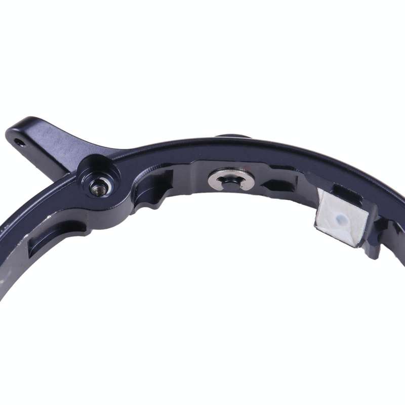 Aluminum Material LCD Screen Frame Bezel Plate For Samsung Galaxy Watch Active2 44mm SM-R820 (Black)