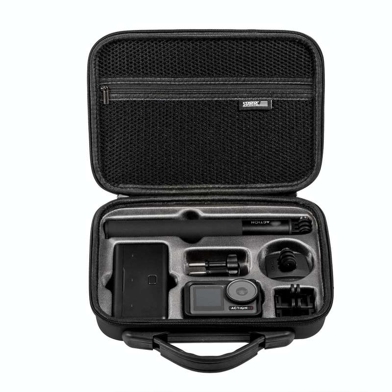 For DJI Osmo Action 4 STARTRC Portable PU Storage Box Case Full Kit(Black)