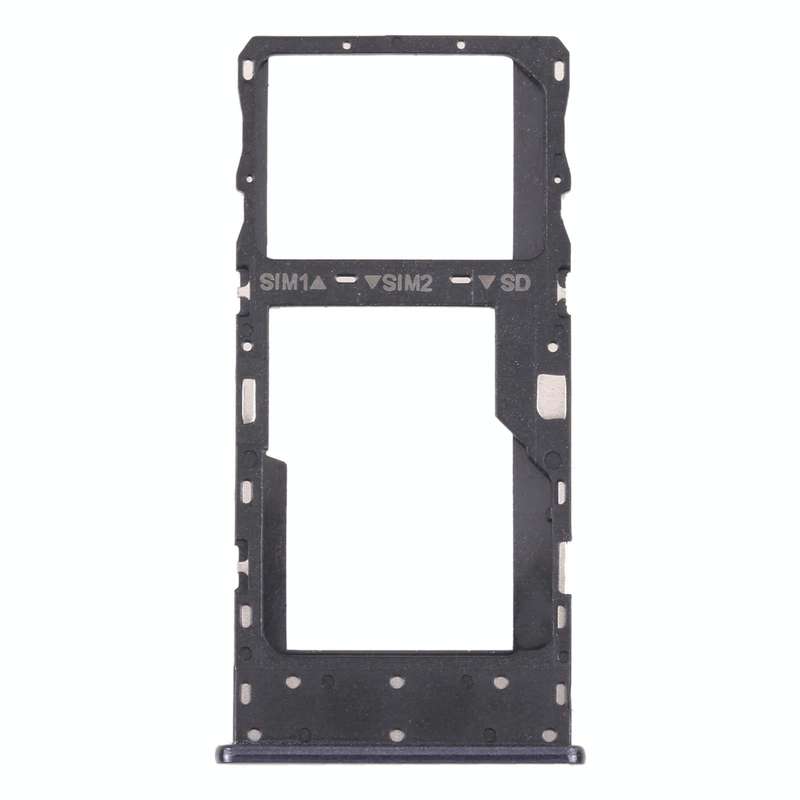 SIM Card Tray + SIM Card Tray / Micro SD Card Tray for TCL 10 5G T790Y T790H (Grey)
