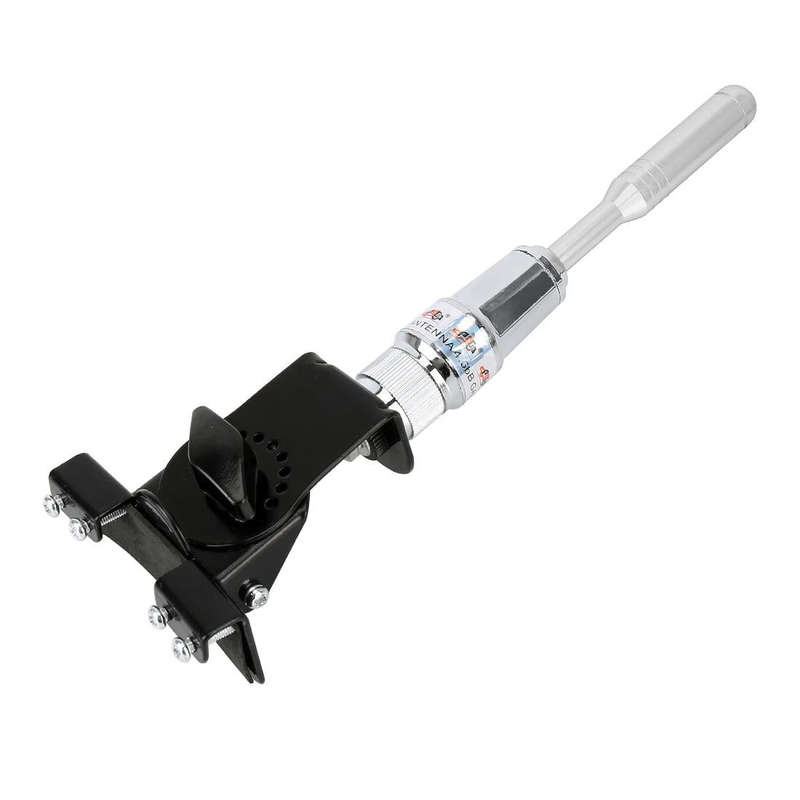 PS-401 Modified Car Antenna Aerial, Size: 24.5cm x 7.3cm (Silver)