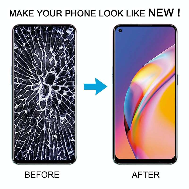 For OPPO A94 4G Original AMOLED LCD Screen Digitizer Full Assembly with Frame