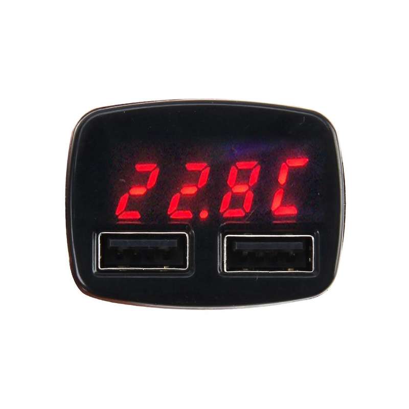 DC 12-24V Input Intelligent Matching Current Intelligent Charge 5V 3.1A Output Dual USB Ports Car...