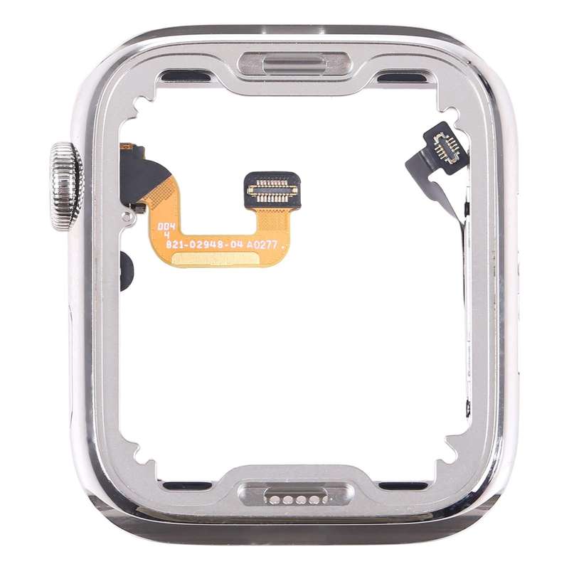 For Apple Watch Series 6 44mm Stainless Steel Middle Frame Bezel Plate with Loudspeaker / Power /...