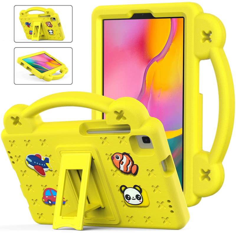 For Samsung Galaxy Tab A 8.0 2019 T290 / T295 Handle Kickstand Children EVA Shockproof Tablet Cas...
