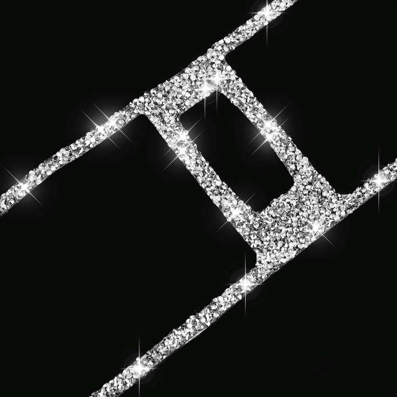 For BMW X5 E70 / X6 E71 2008-2013 Car Middle Air Outlet Diamond Decoration Sticker, Left and Righ...