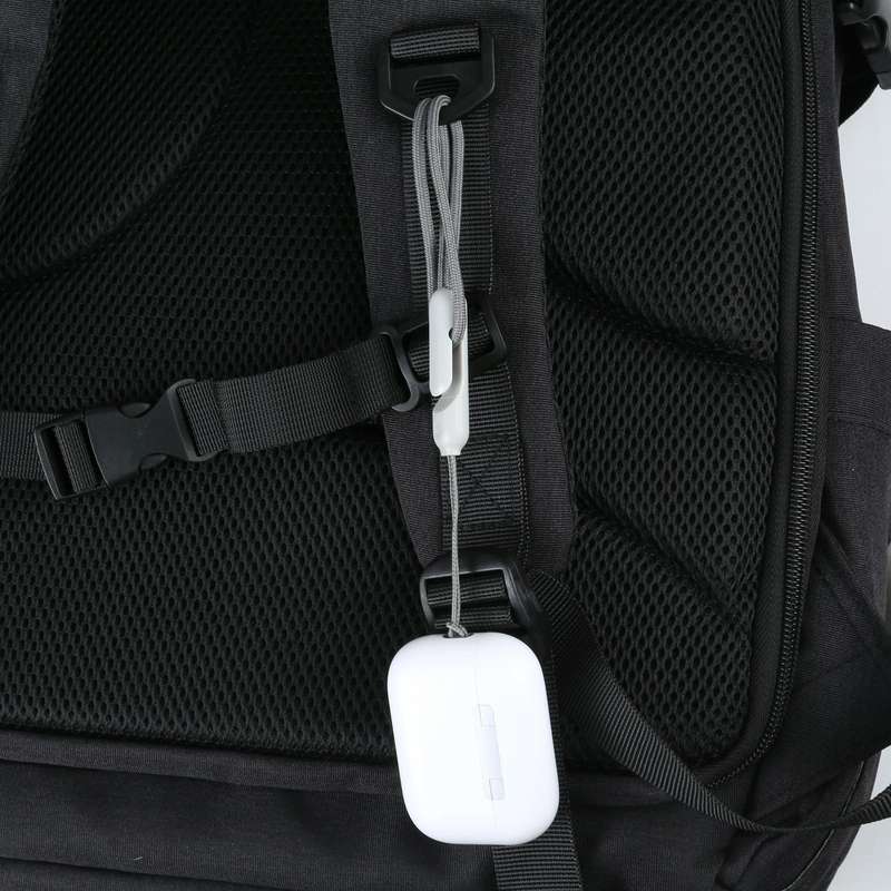 For Apple AirPods Pro 2 Wireless Bluetooth Earphone Anti-Lost Rope Phone Case Lanyard(Grey)