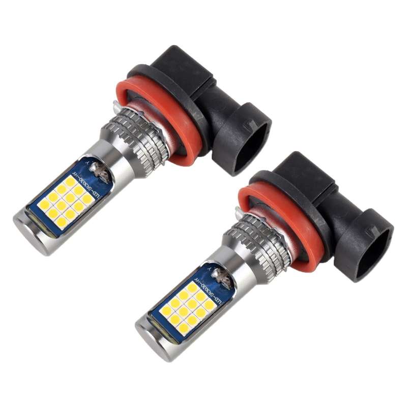 H11 / H8 2 PCS DC12-24V / 8.6W Car Fog Lights with 24LEDs SMD-3030 & Constant Current, Bag Packag...