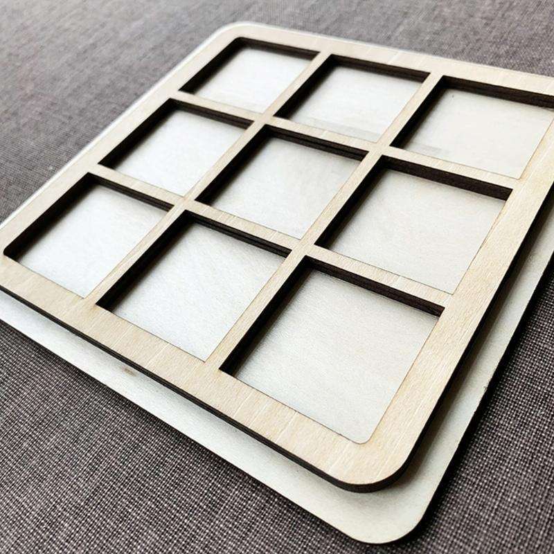 5 PCS Tic TAC Toe Kids Gift Board Game Developing Noughts And Crosses Table Game, Random Style De...